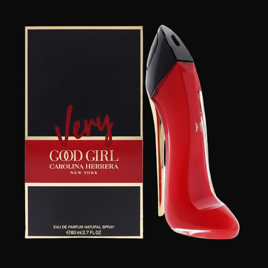 Carolina Herrera Very Good Girl Eau de Parfum 80 ml box and perfume bottle for women