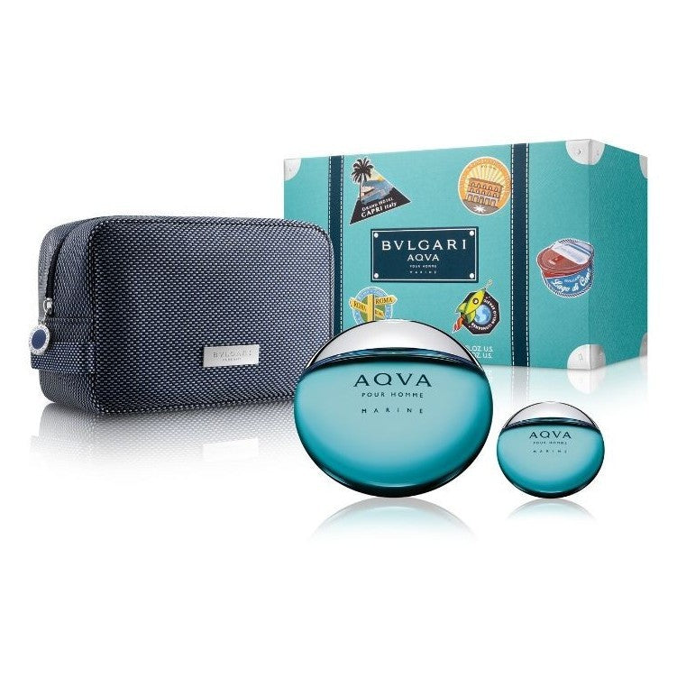 Bvlgari Aqva Pour Homme Marine 3-Piece Gift Set – Western